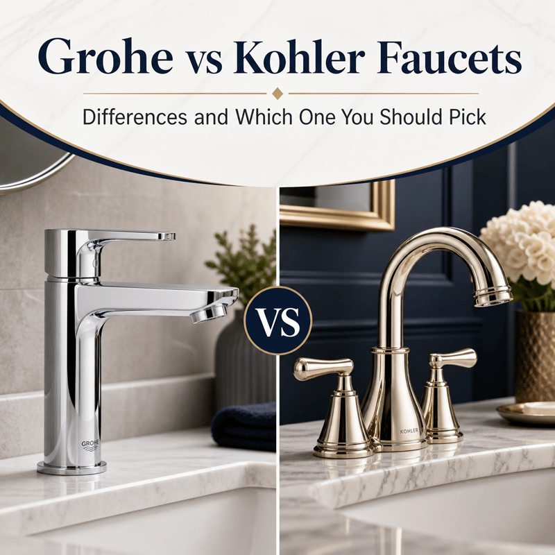 Grohe Vs Kohler Faucets: Differences And Which One You Should Pick