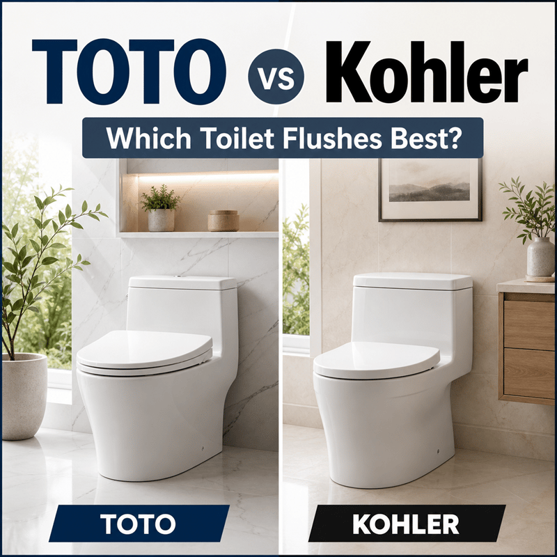 Toto Vs Kohler: Which Toilet Flushes Best
