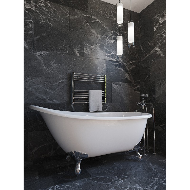VALLEY ACRYLIC IMPERIAL170CFWHT IMPERIAL SIGNATURE 66 1/2 INCH X 30 INCH SINGLE SLIPPER ACRYLIC CLAWFOOT FREE STANDING BATHTUB