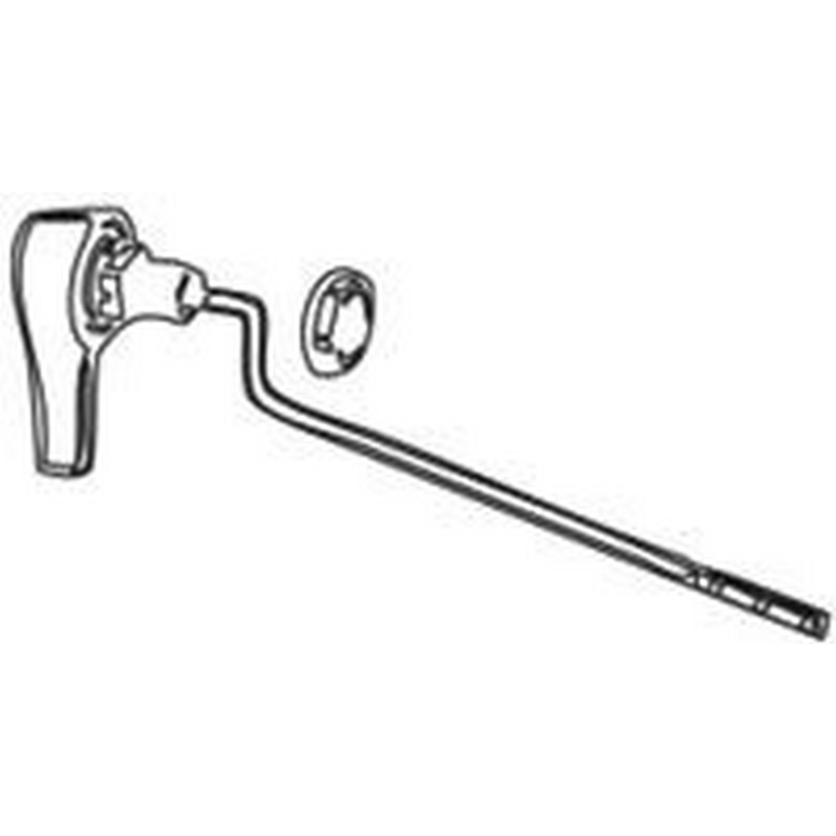 Toto THU399#CP-A Right Hand Trip Lever – Chrome Flush Handle