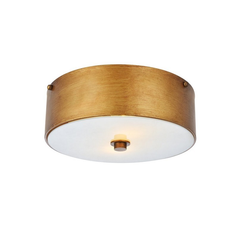 ELEGANT FURNITURE LIGHTING LD602 HAZEN 2 LIGHT 12 INCH CEILING FLUSH MOUNT LIGHT