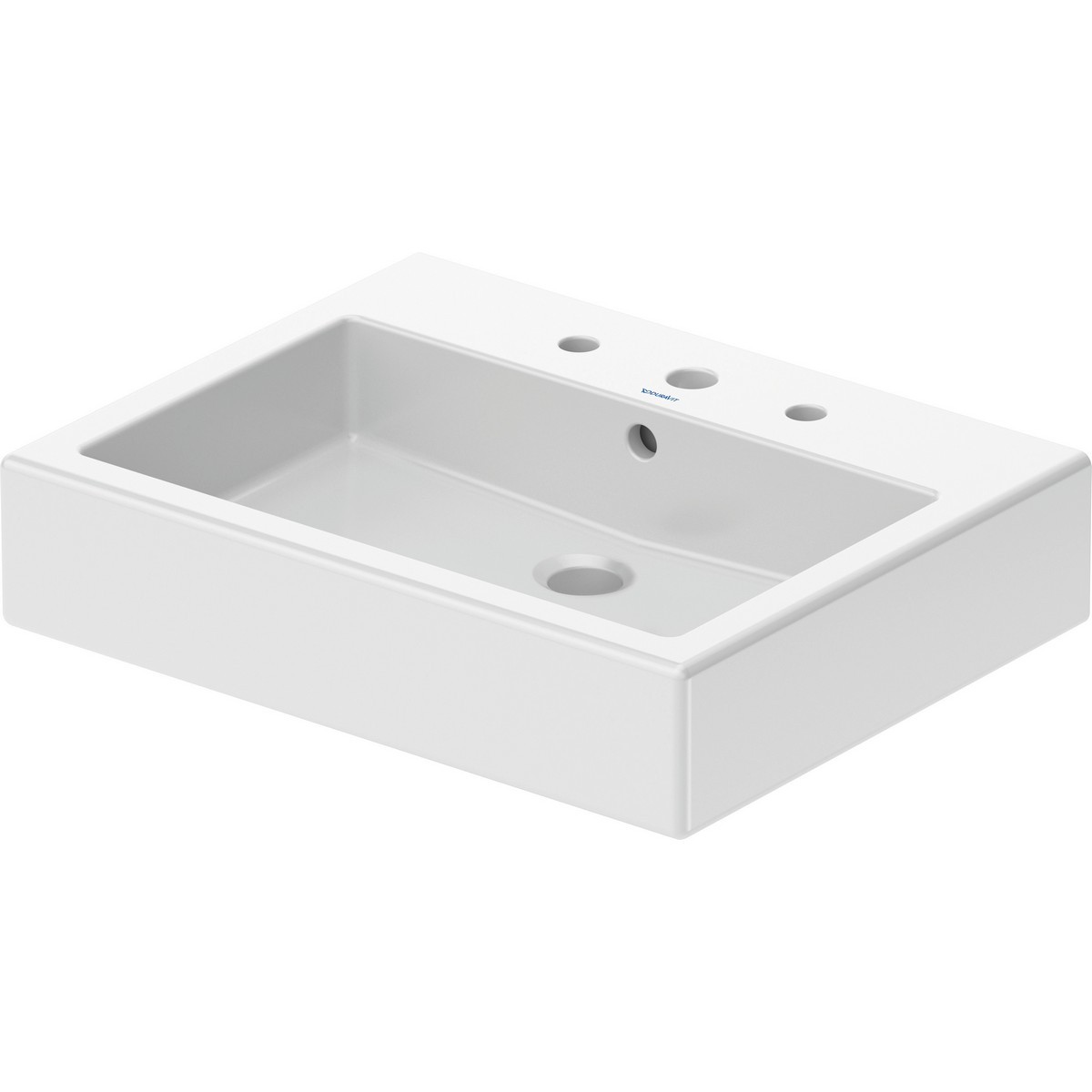Duravit 235360 Durasquare 23-5/8 Inch Wall-mounted Washbasin In