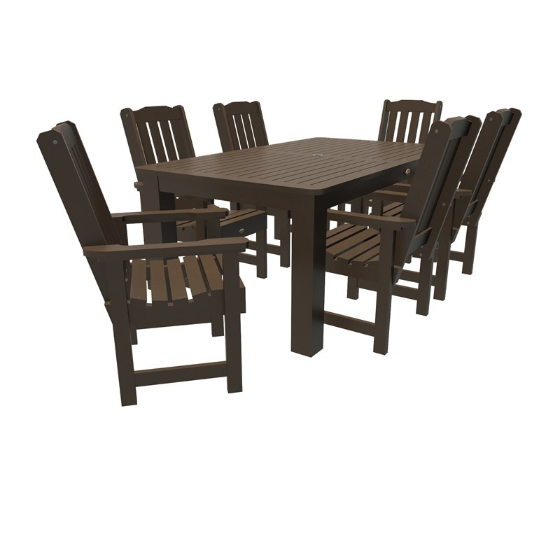 Highwood Usa AD-ST7LH1CO4AA Lehigh 72 Inch X 42 Inch 7 Pieces Rectangular Dining Set
