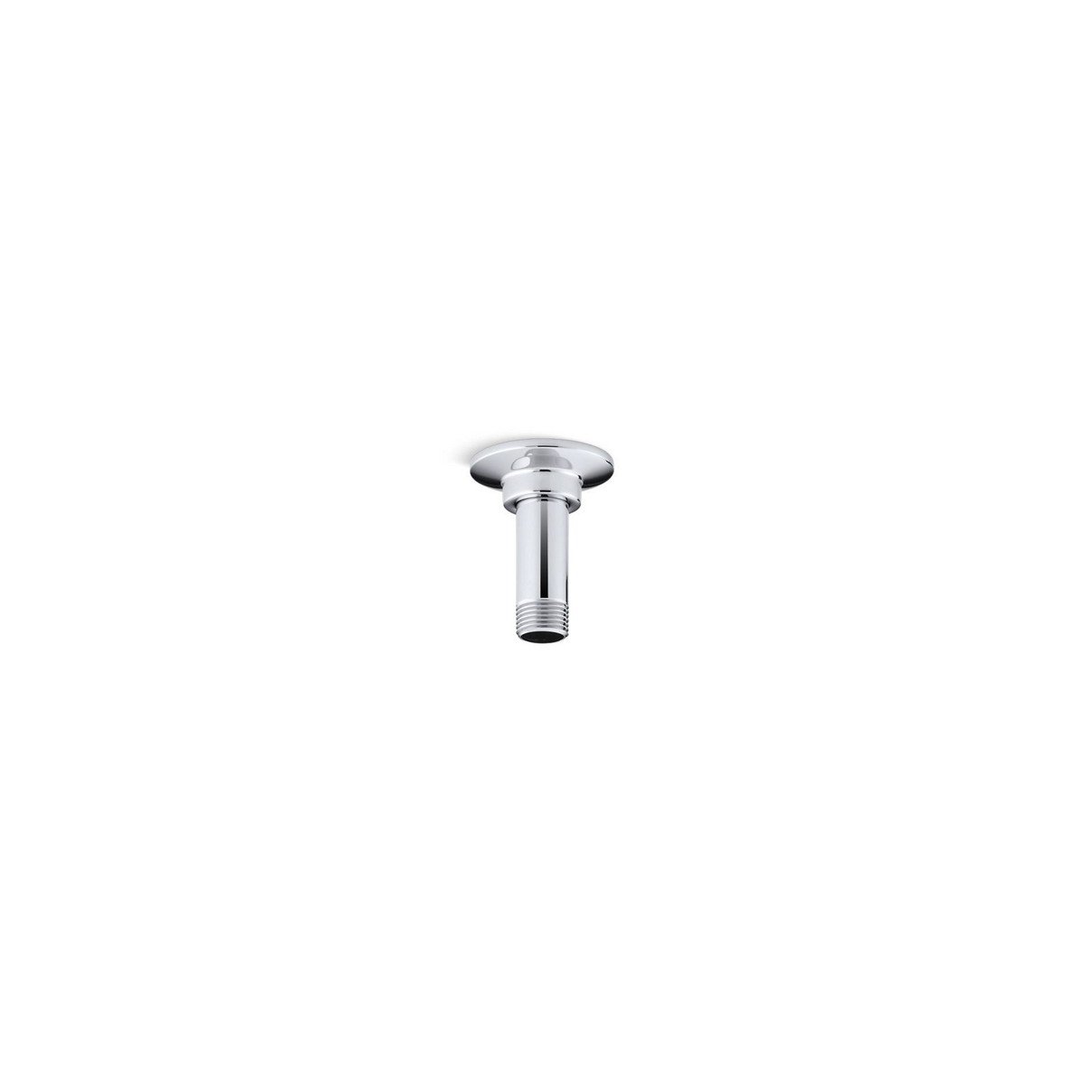 KOHLER K-7396-CP 3 3/4 INCH CEILING MOUNT RAINHEAD SHOWER ARM AND FLANGE
