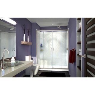 Visions Shower Door in Brushed Nickel