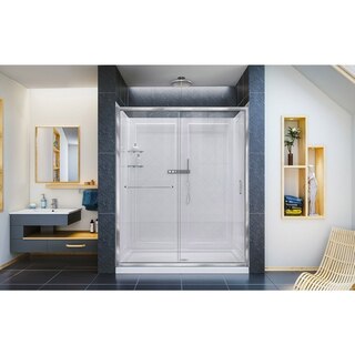 Infinity Z Shower Door 60 Chrome QWall
