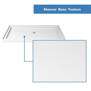 Single Threshold Shower Base Center Drain 60 Texture