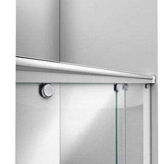 Charisma Shower Door Top Bar in Chrome