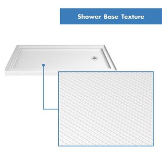 Single Threshold Shower Base Right Drain 60 Texture