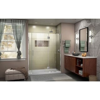 Unidoor X Shower Door Right Drain 01