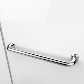 Aqua Shower Door Towel Bar Chrome