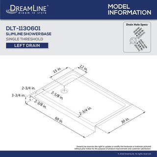 DLT-1130601 Dimensions