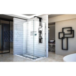 Linea Shower Enclosure 2Panel Corner 01