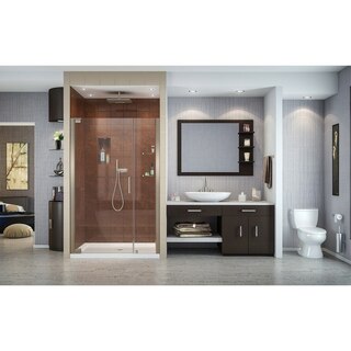 Elegance Shower Door 46x72 Brushed Nickel