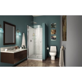 Aqua Fold Shower Door RS14 30 01 B Qwall