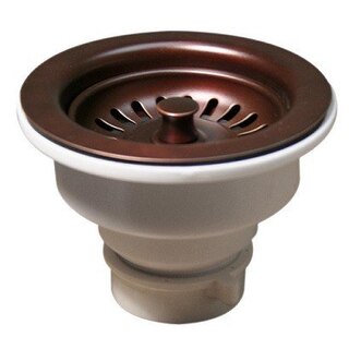3 1/2 Waste Disposer Trim with Matching Basket Strainer for Deep Fire -  Whitehaus Collection