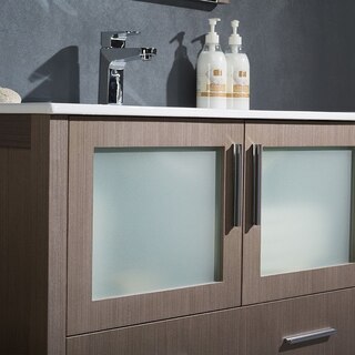 Fresca FVN6236GO-UNS Modern Vanity with Sink