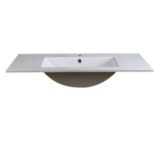 Fresca FVS8136WH with Countertop