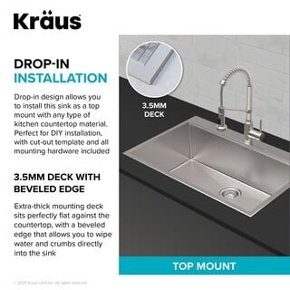 Kraus 12 Inch Multipurpose Over Sink Roll-Up Dish Drying Rack, Brown  KRM-11BR