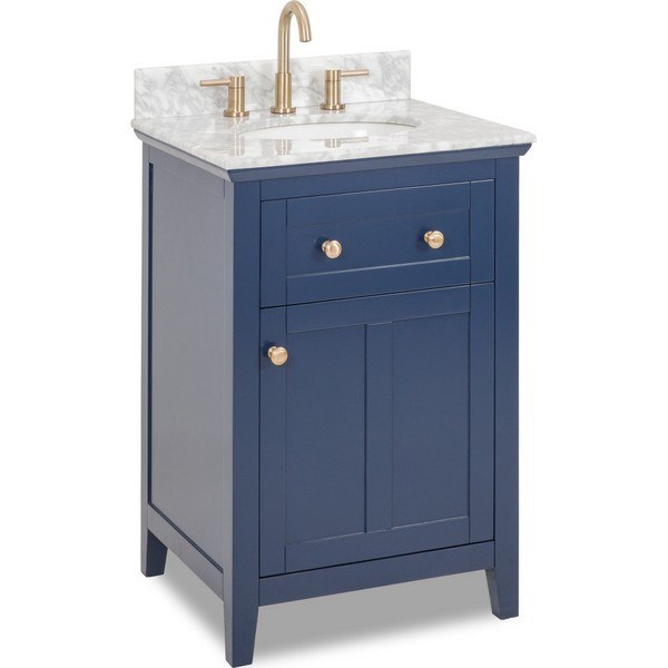 Hardware Resources Vn Cha 24 Bl Wc, Navy Blue Vanity 24 Inch