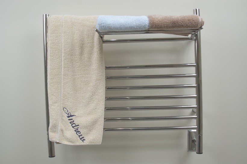 bathroom products: Amba Products heated towel rack