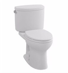 TOTO CST453CEFRG#01 DRAKE II RIGHT HAND TRIP LEVER TWO-PIECE TOILET, 1.28 GPF