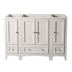 FRESCA FCB20-122412AW OXFORD 48 INCH ANTIQUE WHITE TRADITIONAL BATHROOM CABINETS