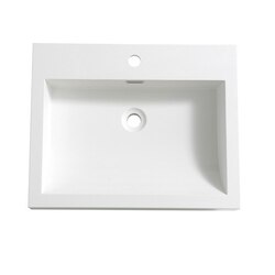 FRESCA FVS8058WH ALTO 23 INCH WHITE INTEGRATED SINK WITH COUNTERTOP