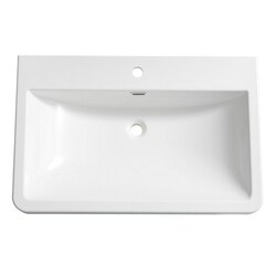 FRESCA FVS8532WH MILANO 32 INCH WHITE INTEGRATED SINK WITH COUNTERTOP