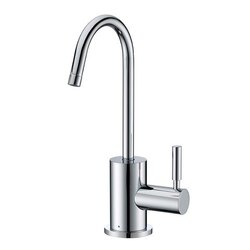 WHITEHAUS WHFH-C1010 POINT OF USE COLD WATER KITCHEN FAUCET WITH CONTEMPORARY SPOUT