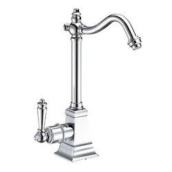 WHITEHAUS WHFH-H2011 POINT OF USE INSTANT HOT WATER FAUCET WITH SELF CLOSING HANDLE
