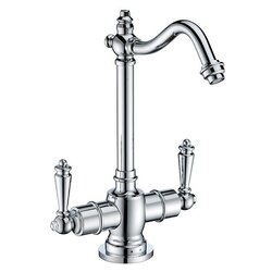 WHITEHAUS WHFH-HC1006 POINT OF USE INSTANT HOT/COLD WATER KITCHEN FAUCET WITH TRADITIONAL SPOUT