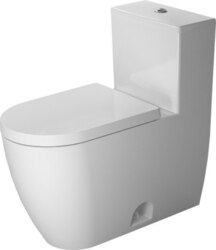 DURAVIT 217301 ME BY STARCK ONE-PIECE RIMLESS ELONGATED TOILET, LESS SEAT