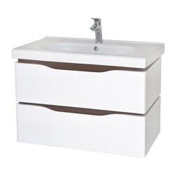 NAMEEKS VN-W02 VENICE 31 INCH WHITE VANITY CABINET WITH FITTED SINK