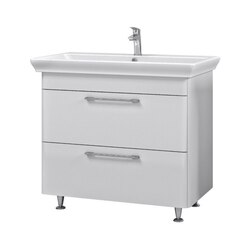 NAMEEKS PA-F01 PAOLA 31 INCH WHITE VANITY CABINET WITH FITTED SINK