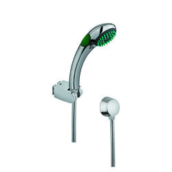 GEDY SUP1057 SUPERINOX CHROME HAND SHOWER WITH WATER CONNECTION AND HOSE
