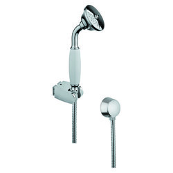 GEDY SUP1062 SUPERINOX CHROME HAND SHOWER WITH WATER CONNECTION AND HOSE