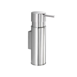 GEDY 2086 KYRON WALL MOUNTED ROUND CHROME SOAP DISPENSER