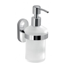 GEDY 5381-13 FEBO WALL MOUNTED FROSTED GLASS SOAP DISPENSER