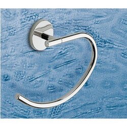 GEDY 4270-13 VERMONT CURVED POLISHED CHROME TOWEL RING