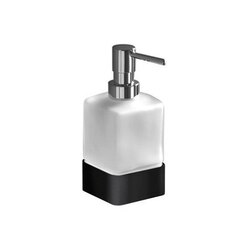 GEDY 5455-M4 LOUNGE SQUARE FROSTED GLASS SOAP DISPENSER