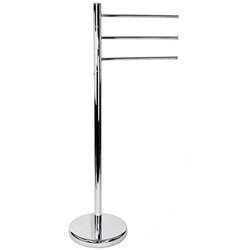 GEDY 2731-13 TRACY 17 INCH FREE STANDING CHROME TOWEL STAND