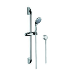 GEDY SUP1046 SUPERINOX SHOWER SOLUTION WITH CHROMED HAND SHOWER, SLIDING RAIL AND WATER CONNECTION