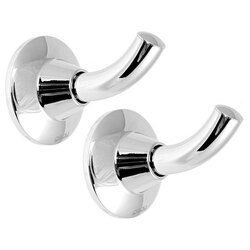 GEDY 2727-13 ASCOT PAIR OF CHROME HOOK(S)