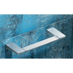 GEDY 5721-30-13 GLAMOUR SQUARE 12 INCH POLISHED CHROME TOWEL BAR