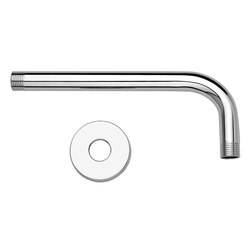 GEDY A001252 SUPERINOX 8 INCH SHOWER ARM IN CHROME PLATED STAINLESS STEEL