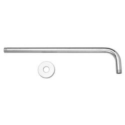 GEDY A001235 SUPERINOX CHROME PLATED 16 INCH SHOWER ARM MADE FROM STAINLESS STEEL