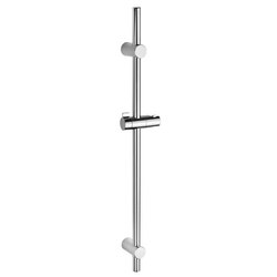 GEDY A021254 SUPERINOX 30 INCH SHOWER SYSTEM WITH SHOWERHEAD, SLIDING RAIL WITH HAND SHOWER, AND WATER CONNECTION IN CHROME