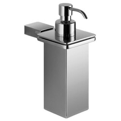 GEDY 3881-01-13 KANSAS WALL MOUNTED SQUARE POLISHED CHROME SOAP DISPENSER