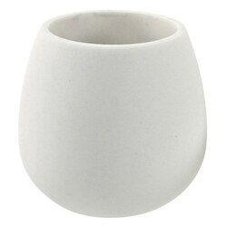 GEDY OP98-02 OPUNTIA TOOTHBRUSH HOLDER MADE FROM THERMOPLASTIC RESINS AND STONE IN WHITE FINISH